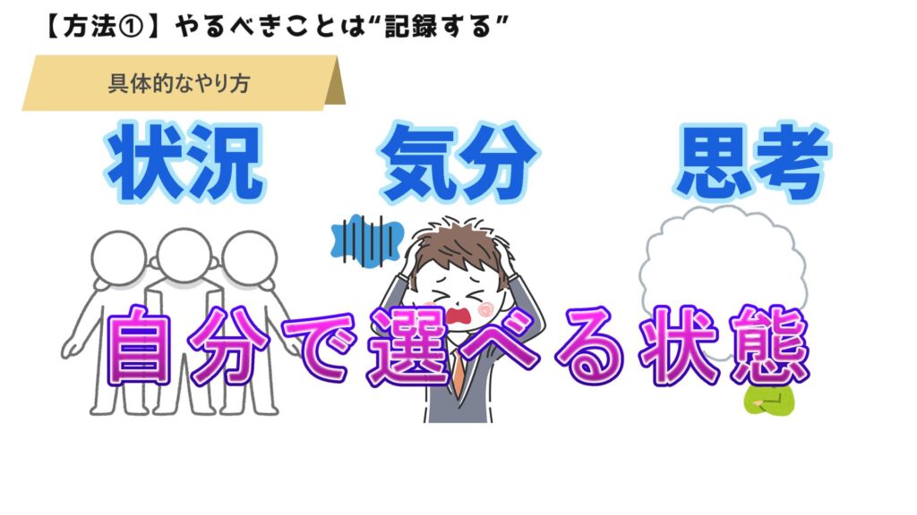 【方法①】やるべきことは“記録する”