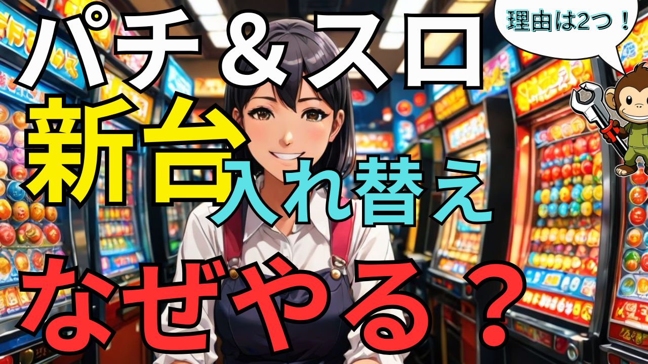 【パチンコ店の新台入れ替え】生き残る為に「せざるを得ない」2つの理由