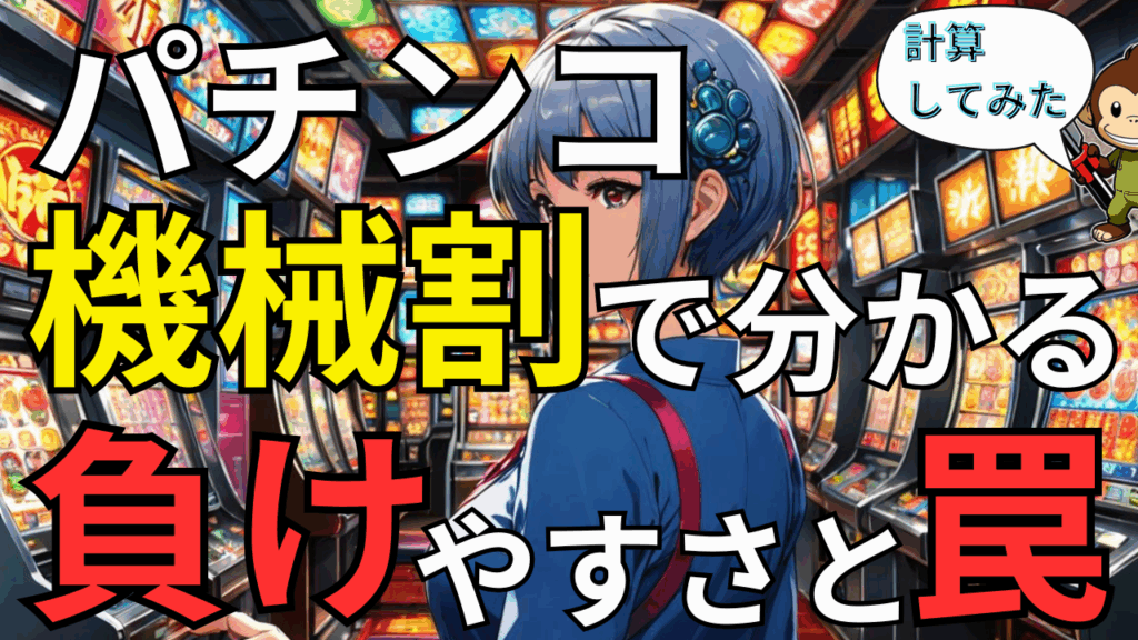 【パチンコの機械割】設定1以下でめちゃくちゃ低いかも!パチンコは出る台を置かない理由